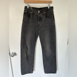 Levi's 501 90 Women's Black Straight-Leg Jean